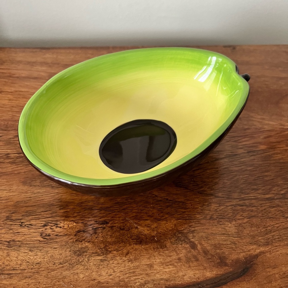 Ceramic Avocado-Shaped Bowl